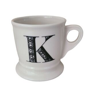 Anthropologie Monogram M Initial Coffee Tea Hot Chocolate Mug - Like New